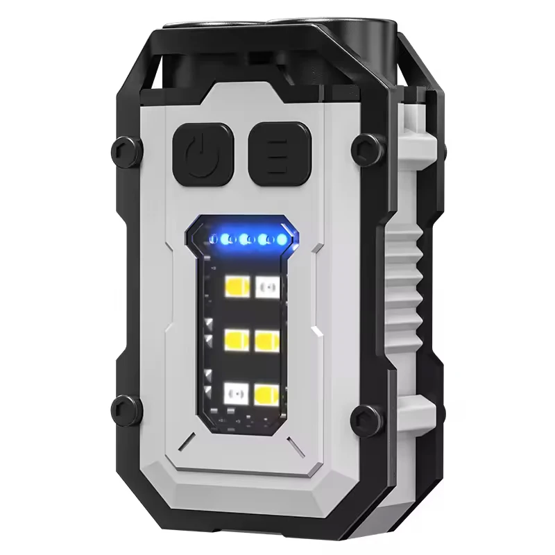 High Power Led Flashlight Led Strong Self Defense Supplies Tactical Flashlight Ultra Powerful Rechargeable Self-defense Headlamp