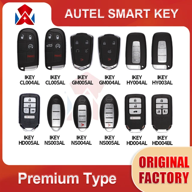 Autel Car Universal Smart Key Fob Remotes Key Work with Autel MaxiIM KM100/  IM508/ IM608 CL004AL/ NS004AL/ GM005AL/HY003AL - AliExpress