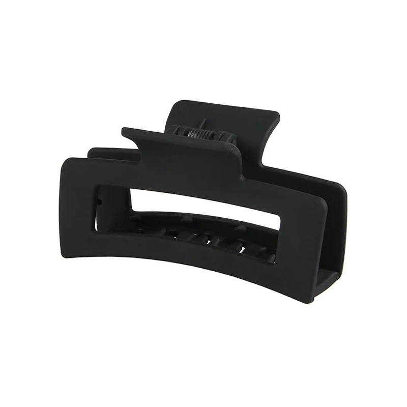 Square Matte Shark Hair Clip | Non-Slip Solid Color Hair Accessory