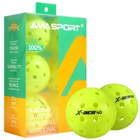 AMA SPORT Pickleball Balls X-ACE40-Precision Molded Holes Multicolor High Quality Padel Balls For Outdoor Training Accessoriess