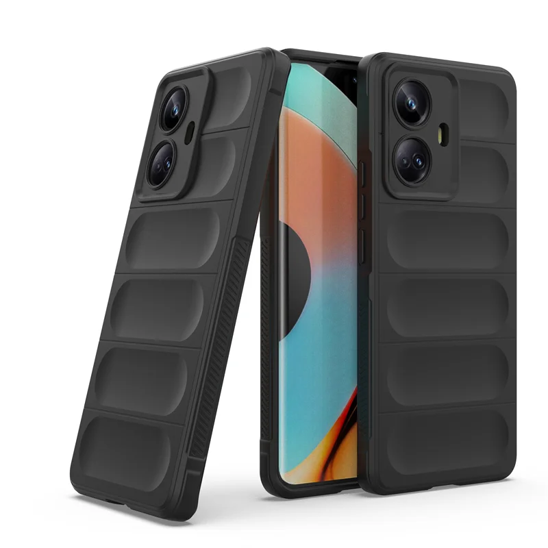 Per Realme 10 Pro Plus Cover Realme 10 11 Pro Plus C67 Funda Bumper Custodia Posteriore Antiscivolo In Silicone Per Realme 10 Pro Plus 5G