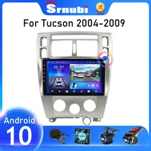 Srnubi אנדרואיד 10 רכב רדיו עבור יונדאי טוסון 2004 2005 2006   2009 מולטימדיה וידאו נגן ניווט GPS 2 דין WIFI ראש יחידה