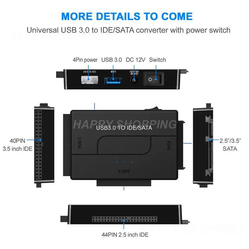 

Адаптер Sata 15,30x11,10x5,20 Usb к Sata/ide Plug And Play надежные и стабильные светодиодные Компьютерные аксессуары Usb адаптер поддерживает