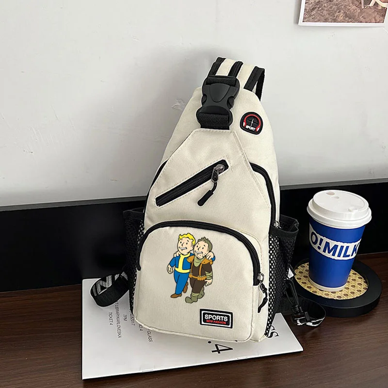 Chest Pack Nate Nora Men's Ins New Fashionable Sole Survivor Crossbody Bag Lightweight Outdoor Sports Casual Backpack Trend Bag