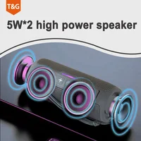 Tg365 tragbarer Bluetooth woofer for music players, dual subwoofer Subwoofer is an outdoor stereo speaker - Image 5