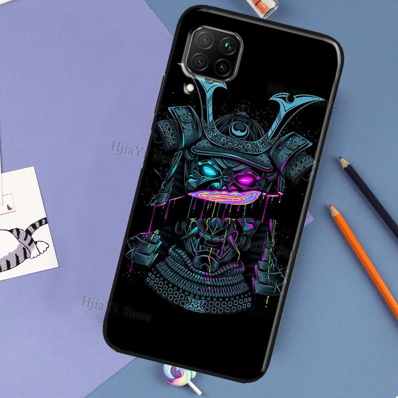 Oni Samurai Mask Design Phone Case - Sleek and Protective Cover