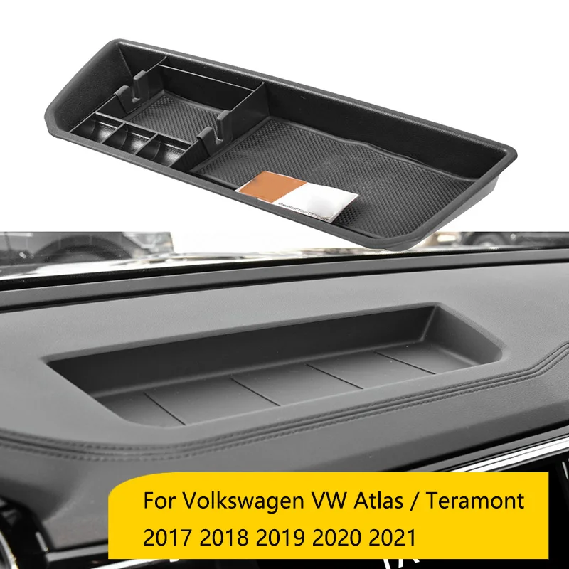 Dashboard Storage Box Organizer Holder Tray For Volkswagen Vw Atlas