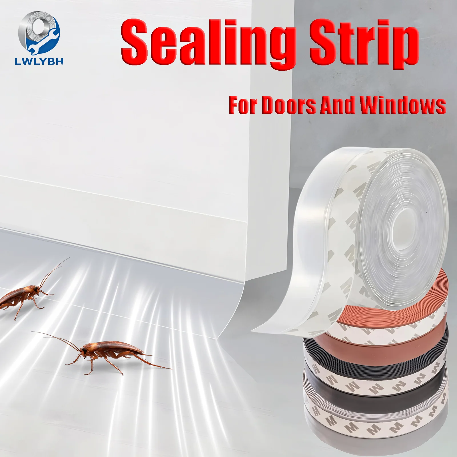 Universal Self-Adhesive Weatherproof Door and Window Insulation Strip