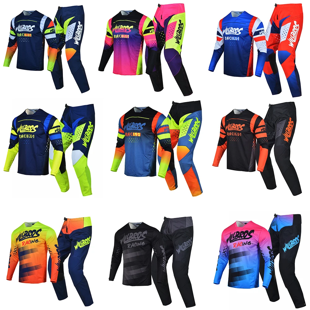 WillbrosGearSetMXMotocrossOffroadBMXDirtBikeJerseyandPants