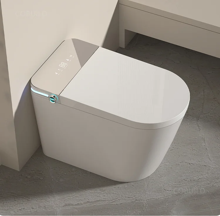 YYHC-Digital display independent tankless intelligent toilet automatic flush intelligent toilet bidet