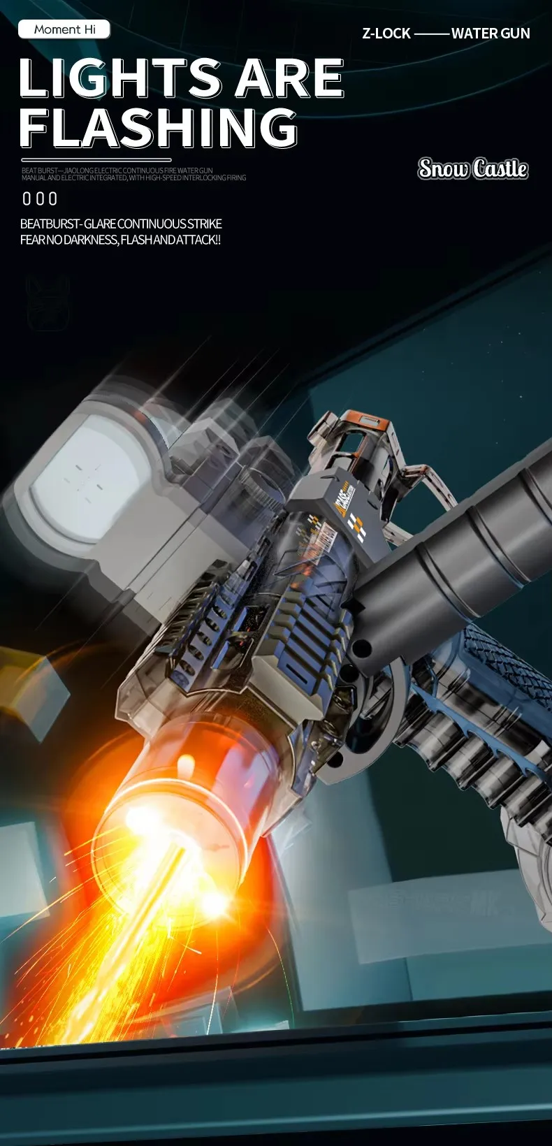 Elektrische Wasserpistole Mit Flammensimulation Und Sensor_voghion.com