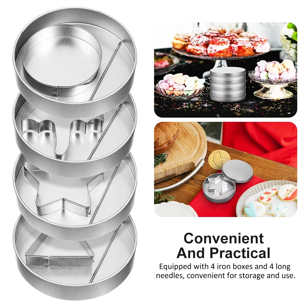 12pcs Sugar Cookie Mold Candy Biscuits Molds Sugar Game Kit Honeycomb Cookies Game Kit For Squid Korean TV Fans and Kids cookie mold