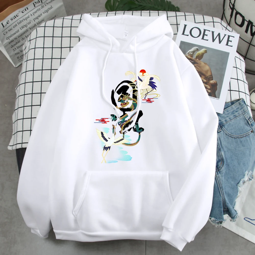 

Hoody Japanese Street Style Crane Printing Male Hoodie Hip Hop Korean Mens Punk Pullover Oversize Famous Brand Men Sweatshirt