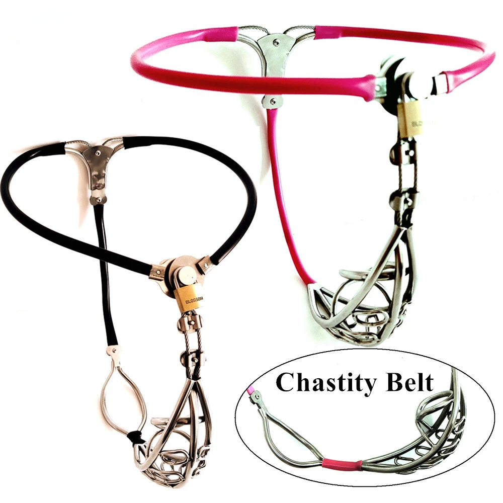 

Adjustable Waist Lockable Penis Restraint Device Stainless Steel Male Chastity Belt Hollow Cock Cage Slave BDSM Sex Toys For Men