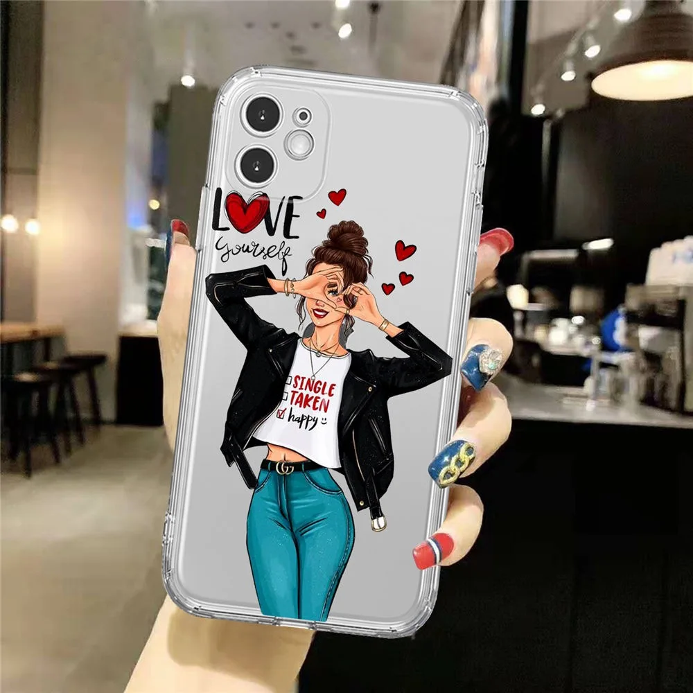 Fashion Couple Shockproof Silicone Soft Phone Case