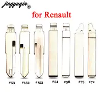 Jingyuqin พลิกกุญแจรถ NE72 VAC102 VA2 HU83 สําหรับ Renault Megan Dacia Clio Duster KD Lada # 53 # 54 # 58 # 72 # 73 # 152 # 153