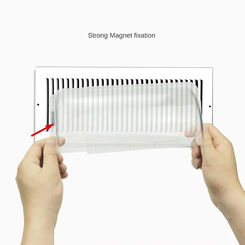 Home Intuition Magnetische Luftabweiser Für Lüftungsschlitze, 2 Stück – Verstellbar 25,4-40,6 Cm