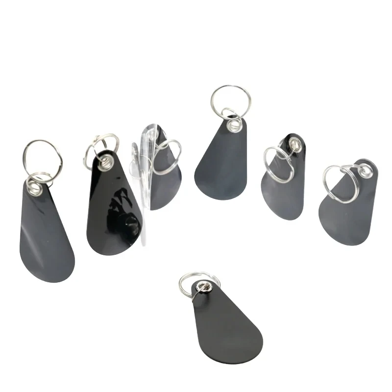 RFID Keyfobs RFID Cards RFID Tag 10Pcs 125KHz T5577 EM4305 Copy Rewritable Writable Duplicate RFID Smart Black Tag Can Copy EM4100 Card Proximity Token Keyfobs
