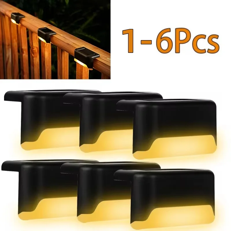 โคมไฟโซลาร์เซลล์กลางแจ้ง LED กันน้ำ 1-6 แพ็ค