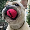 S2cdaae3d9bdc40939129e4fbd71f70a4q.jpg 4Pcs/Set Dog Toy Q-MONSTER Thick Walled Natural Rubber Squeak Chew Balls for Dogs Tennis Interactive Bouncy Balls for Training