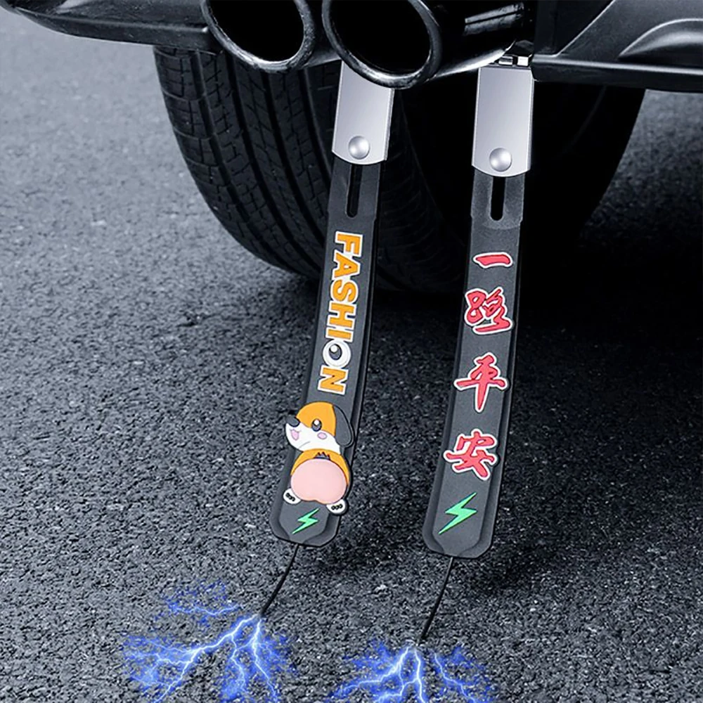 Automobile Static Electricity with Single Copper Wire Car Styling Metal Belt Avoid Antistatic Car Electrostatic Belt