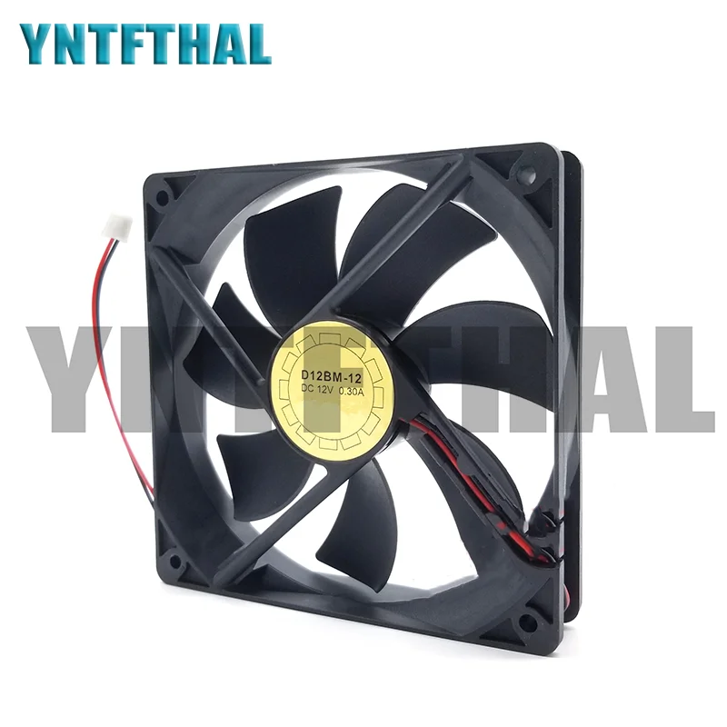 

New Double Ball Air Volume Air Drying Machine Chassis Power Supply Cooling Fan D12BM-12 12CM 12V 0.30A