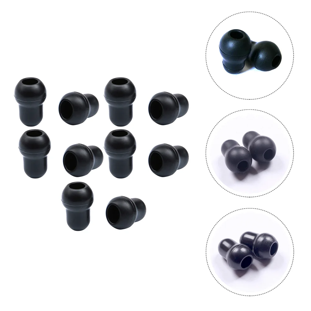 

12 Pcs Earbuds Earplugs Echoscope Replacement Tip Tips for Stethoscope Accessory