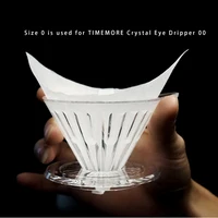TIMEMORE Store Coffee Pot Filter Paper By Hand Drip Cup 50pcs American Coffee Machine Filter Fan V-shaped 3