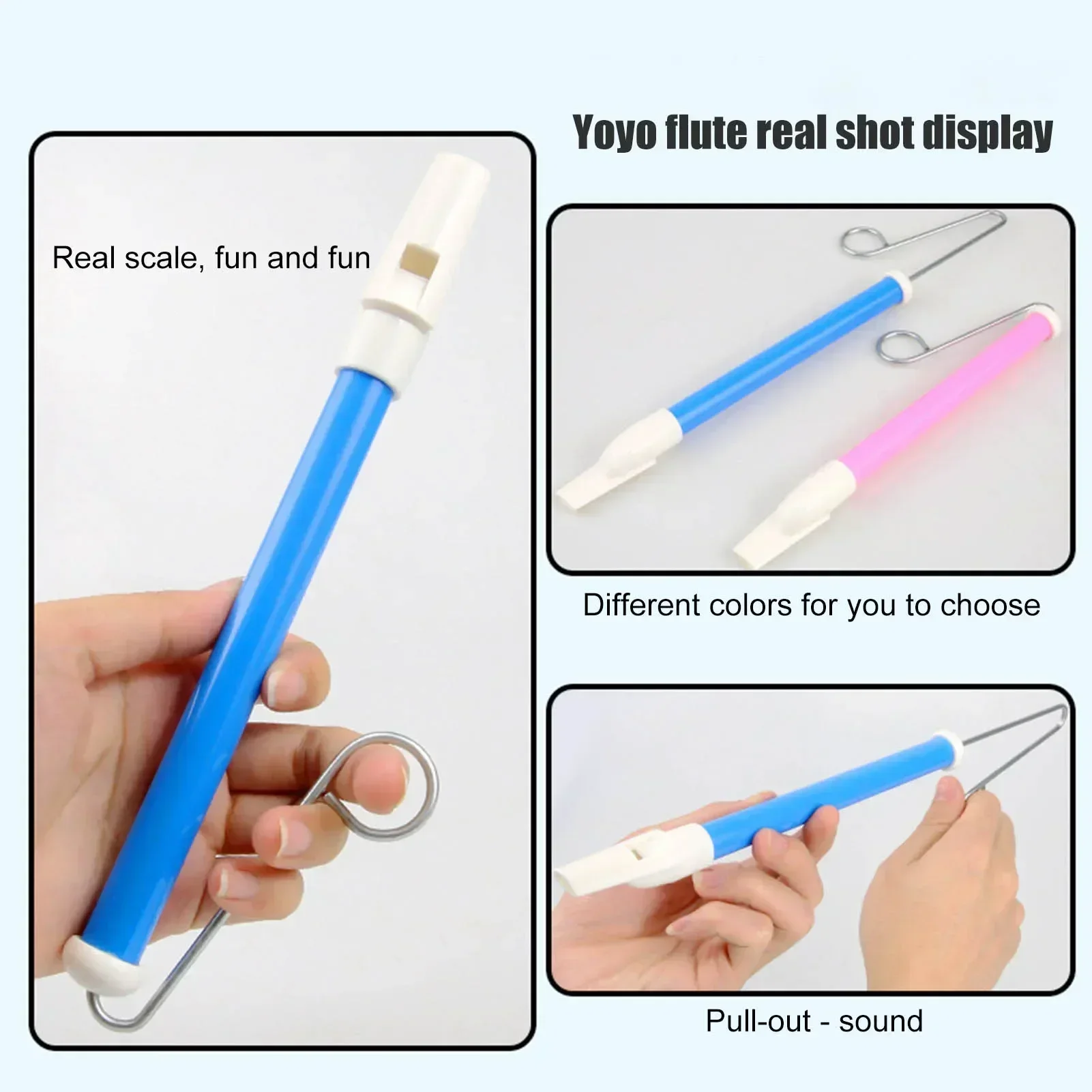 Kids Slide Whistle 1PC Musical Instrument Slide Whistle Toy Blowing Flute Children Classic Musical Toys for Kids Parent-Child Games Funny Gift