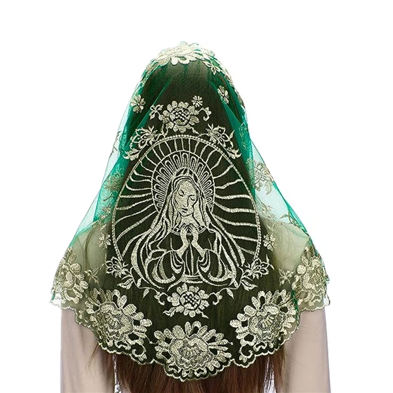 

Spanish Style Lace Mantilla Women Head Covering Church Catholic Veil