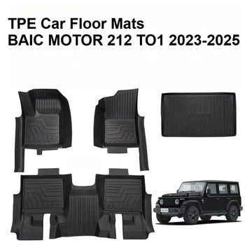 Tappetini Auto in TPE Completamente Chiusi per BAIC MOTOR 212 T01 2023-2025, Accessori per Decorazione Interna Beijing 212