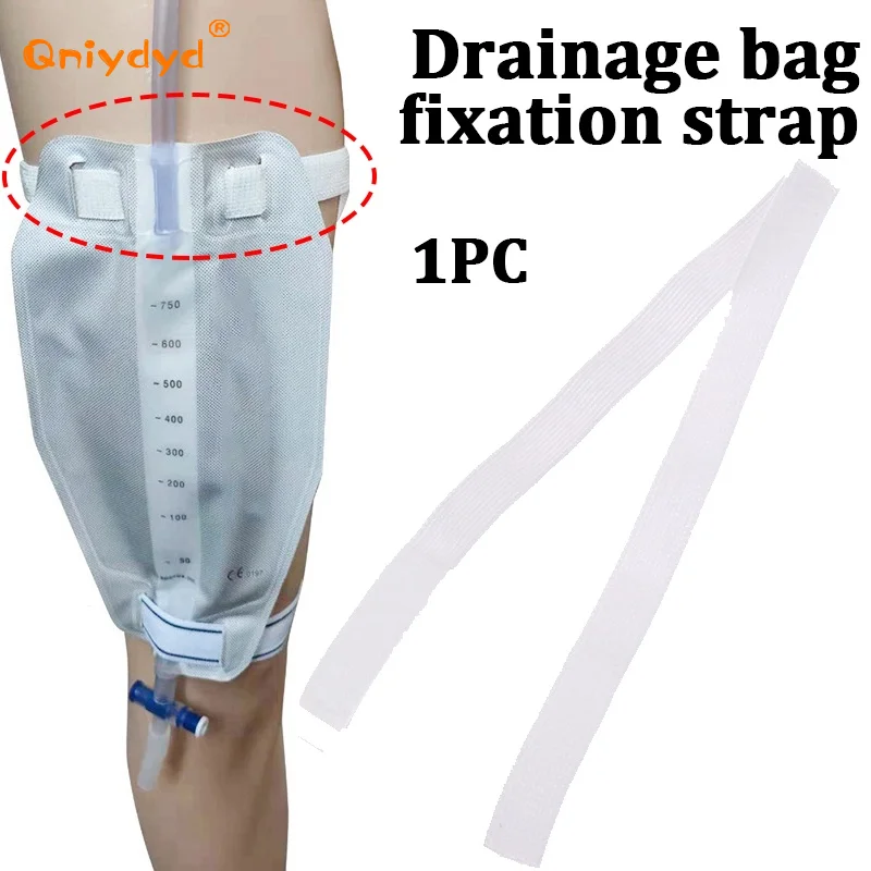 Urine Bag Leg Holder Elastic Strap Secure Drainage Bag Placement Comfortable and Durable Catheter Fixator
