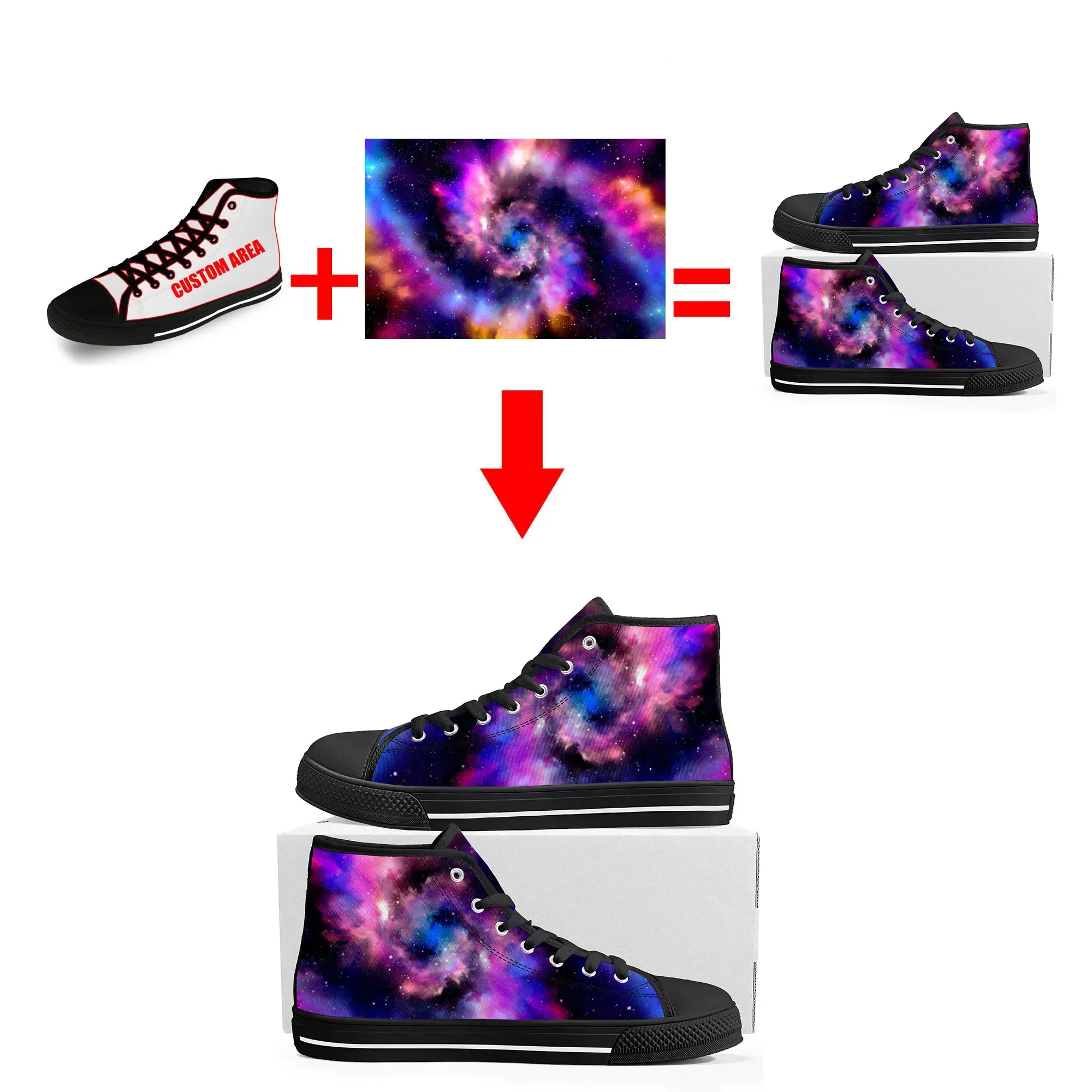 Michael Jackson Pop Singer Dancer High Top High Quality Sneakers Mens Womens Teenager Canvas Sneaker Couple Shoe Custom Shoe
