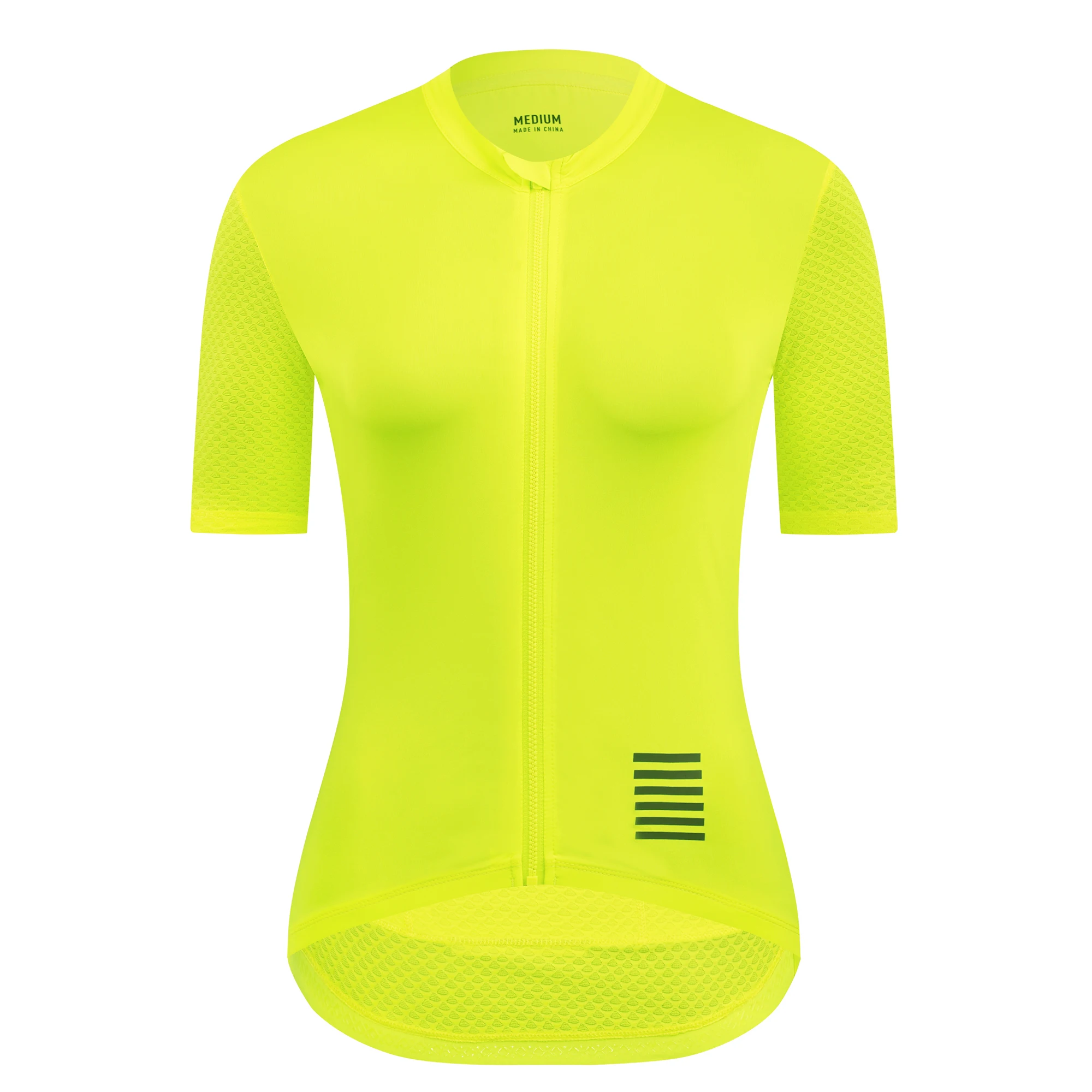 YKYWBIKE Damen Fahrradtrikot Sommer Kurzarm Leichtes Atmungsaktives Rennrad-Trikot mit UV-Schutz 50+ – Detail 19
