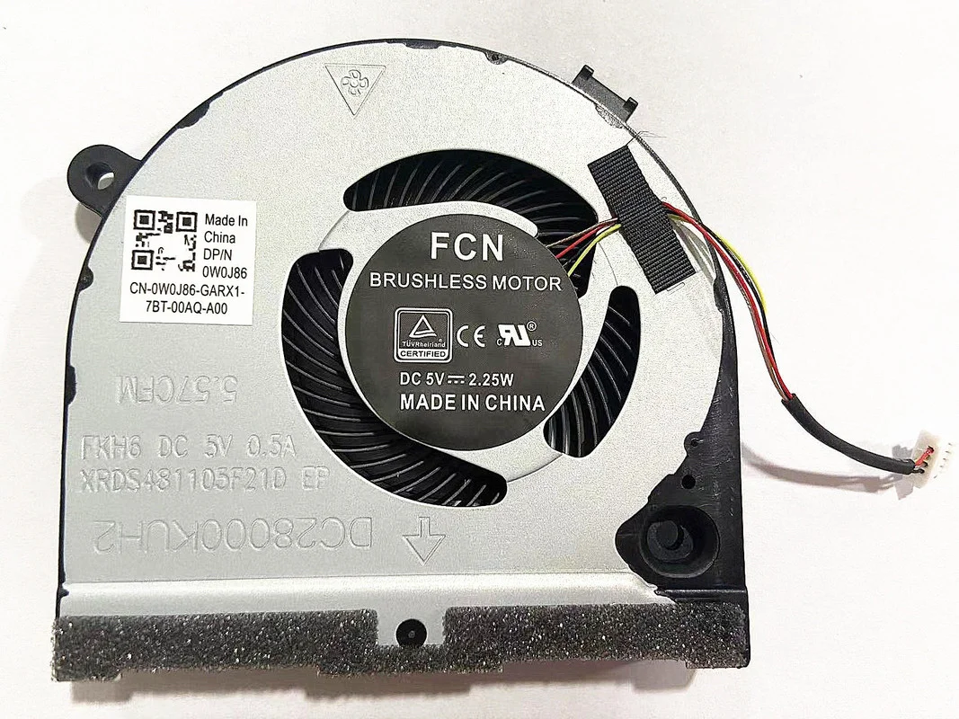 Ventilador de Refrigeração para Cpu e Gpu Ventilador Refrigerador Dell g3 G33579 G3-3779 Series 0tjhf2 Tjhf2 0gwmfv Gwmfv Novo - Imagem 3