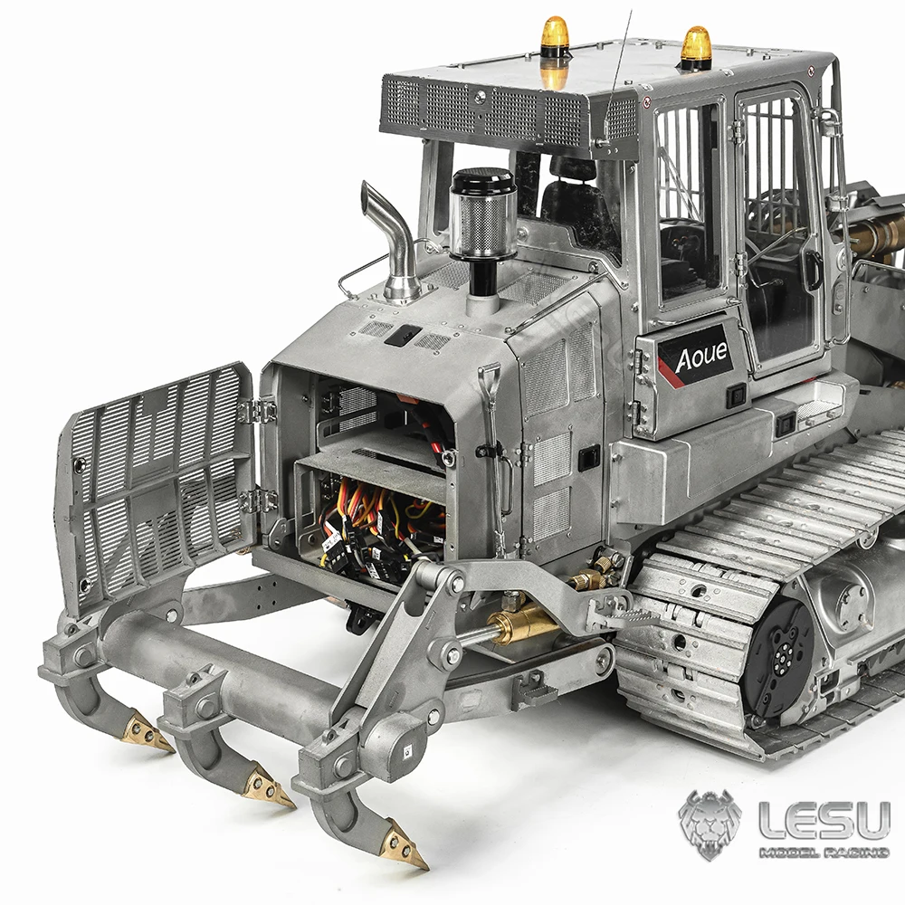 LESU 973K 1/14 Scale RC Hydraulic Metal Loader KIT Openable Bucket Trucks Model with ESC Motor Remote Control Car Toy TH23767 6