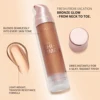 Diamond Liquid Highlight Waterproof High Gloss Glitter Body Oil Bronzer Highlighter Long-lasting Wear Face Contour Illuminator 5