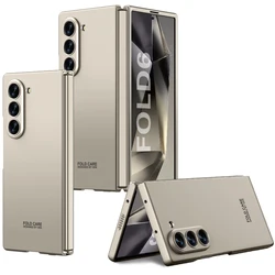 Matte Skin-Friendly Ultra-Thin Shockproof Folding Hard Back Cover Case for Galaxy Z Fold 6 (Titanium gray)