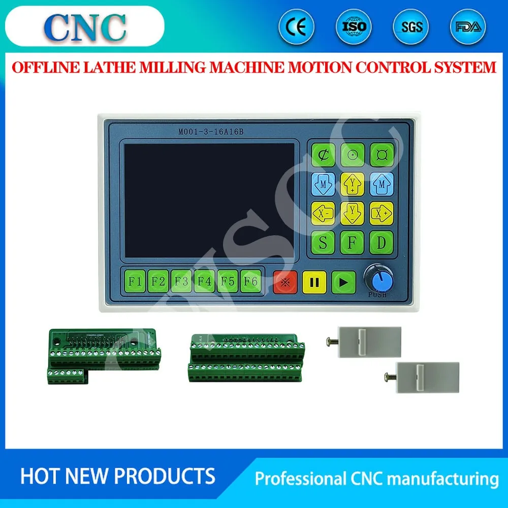 

CNC lathe milling machine engraving machine system offline motion controller supports stepper servo drive motor speed regulation