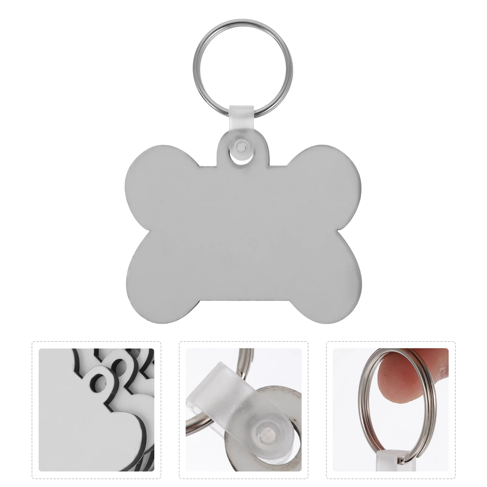 

24 Pcs Heat Transfer Key Chain Car Charm Wood Picture Frames Sublimation Tags Key Ring DIY Blank Metal