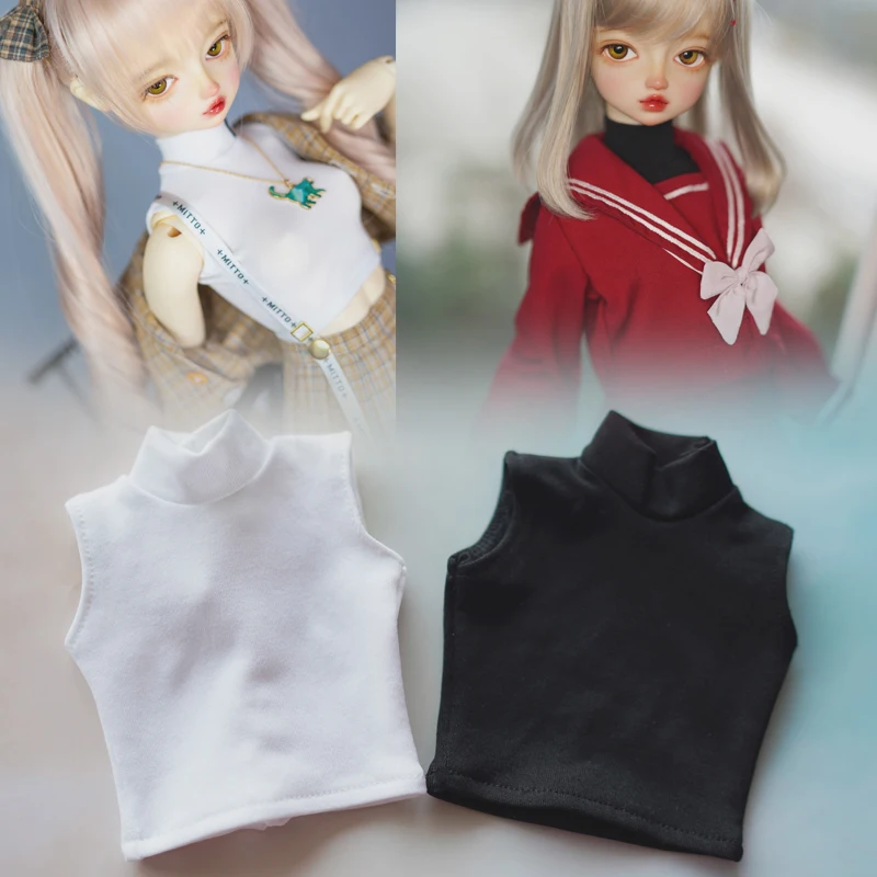 

D04-A379 children handmade toy 1/3 SDGr Big girl Doll BJD/SD GSC doll Accessories turtleneck sleeveless high waist vest 1pcs