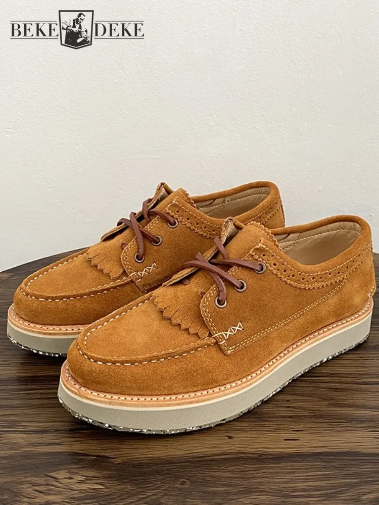 Summer  Business Leather  Broch Carved Cowhide Men's Shoes