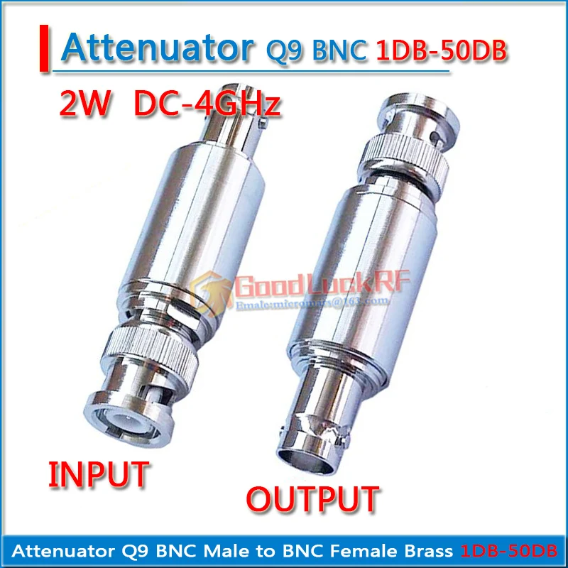 Q9BNCattenuator2W03GDC4GHzBNCMaletoBNCFemale50ohm