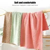 5-piece set of soft, absorbent coral fleece face towels - quick-drying bathroom towels - cute and fun design 2