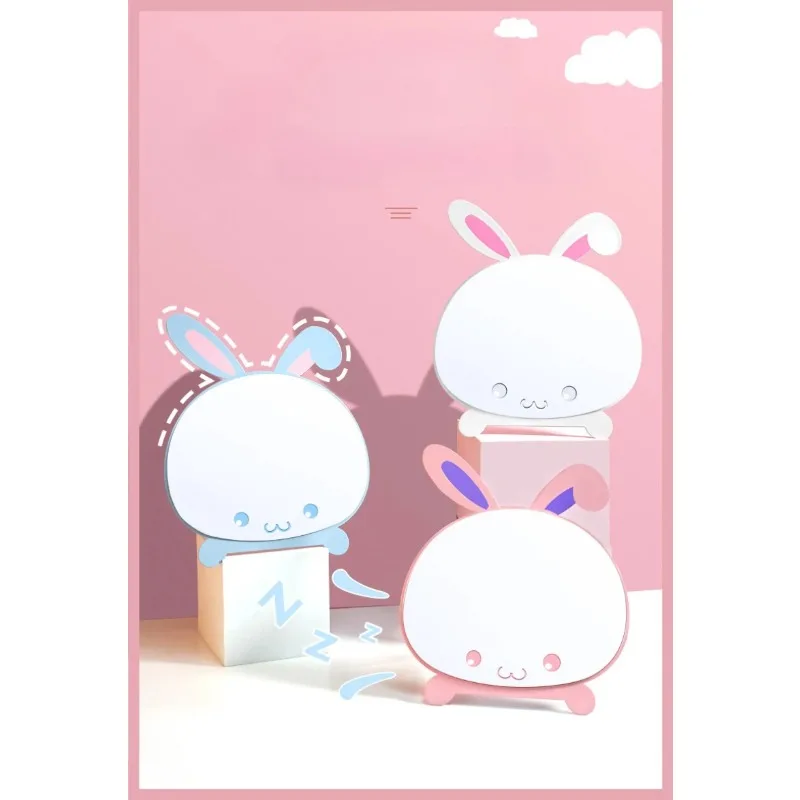 Cute Cartoon Rabbit Makeup Mirror Creative Bedroom Desktop Single-sided Bedroom Desktop Decoration