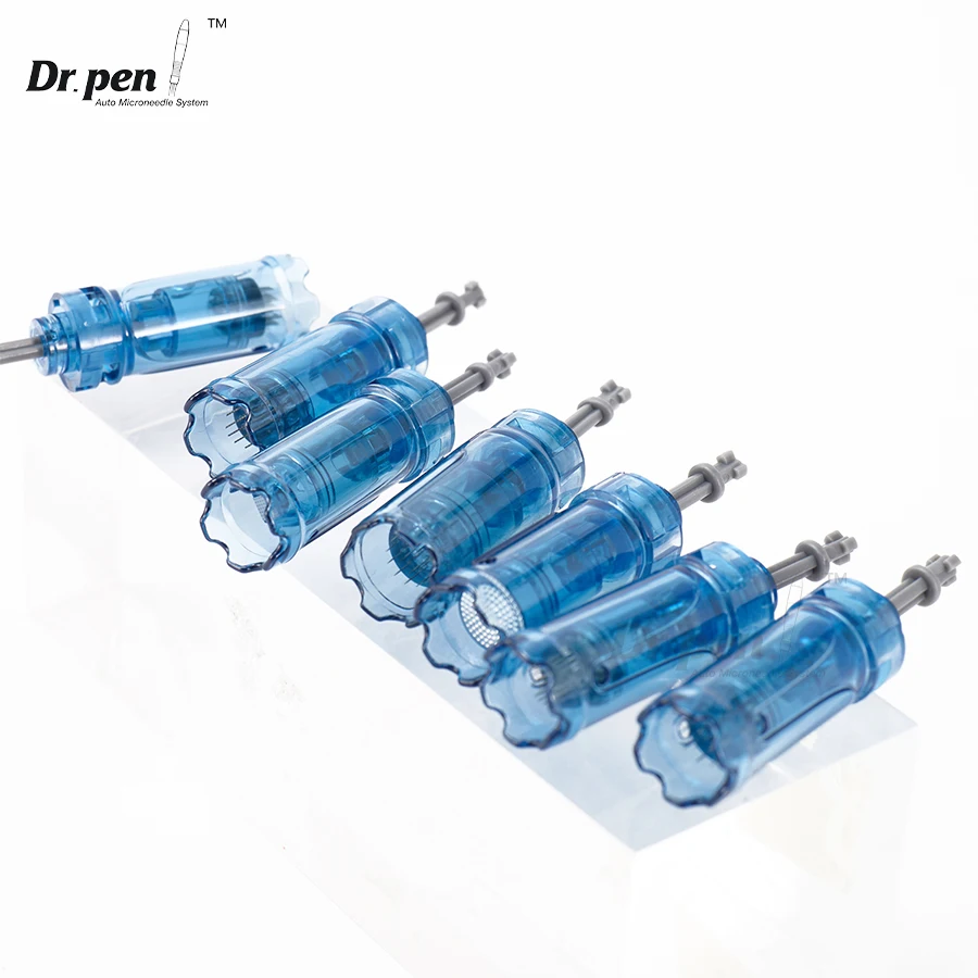 100 Pz Dr Pen M8S Cartuccia Aghi Microneedling Punta Testa 12 Pin 18 Pin 24 Pin 36 Pin 42 Pin Rotondo Nano 3D Nano 5D Nano Ago