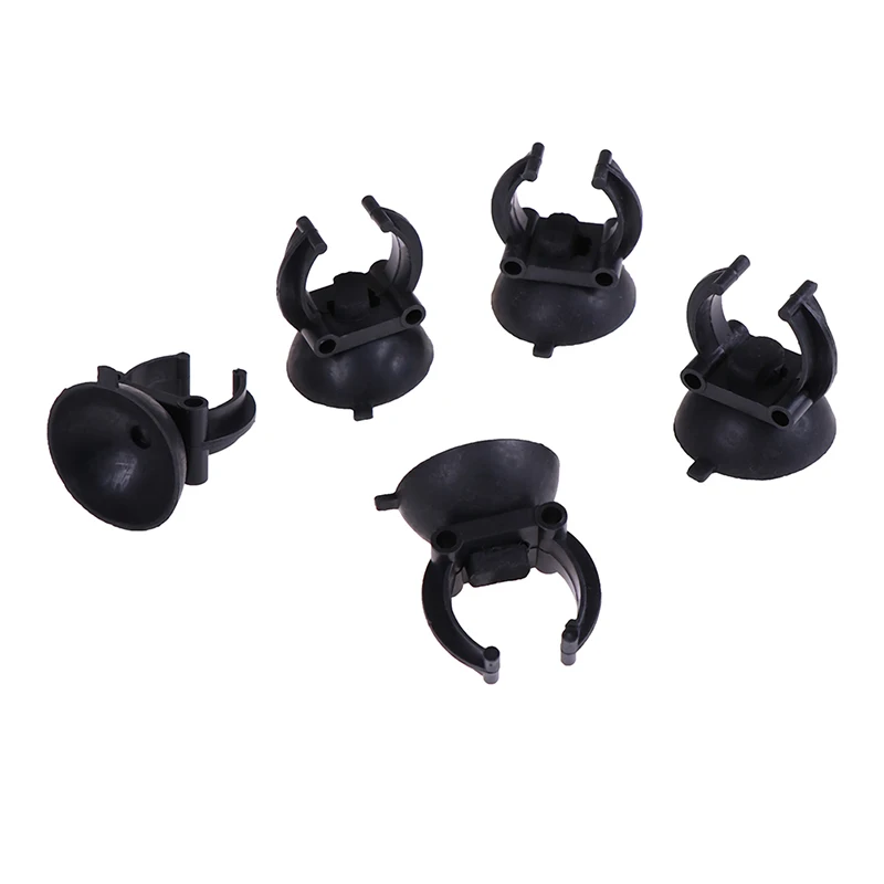 

5pcs Aquarium Sucker Heating Rods Clip Air Line Pipe Tube Holder Suction Cup Rubber Material