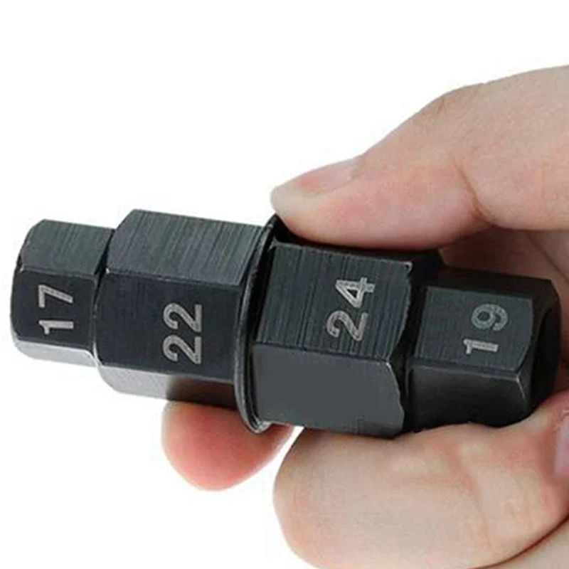 Hex Axle Tool For Motorcycle Front Axle Wheel, Hex Allen Axle Spindle Tool 17mm, 19mm, 22mm, 24mm Reparatie Tools