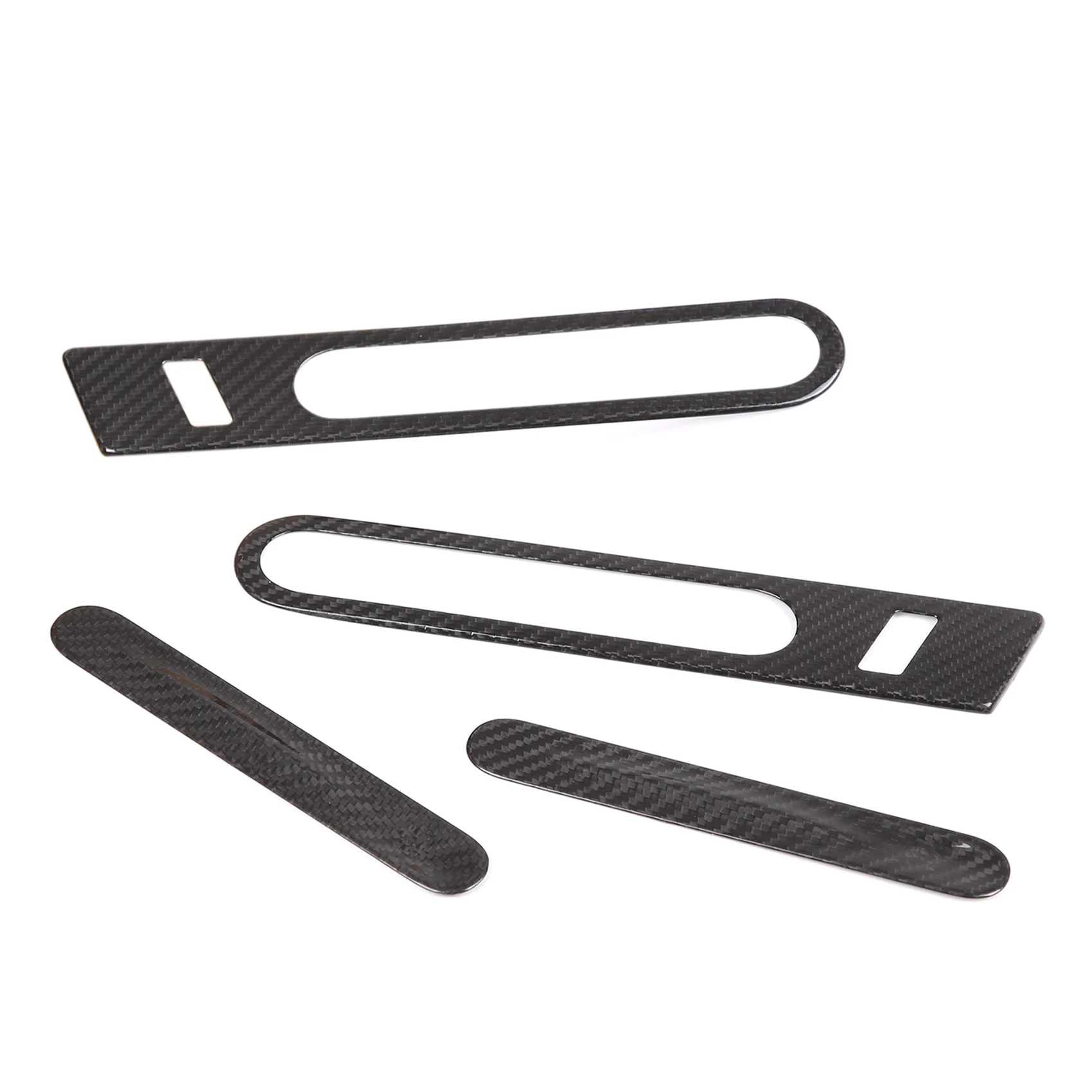 

Наружная крышка дверной ручки из углеродного волокна для Nissan R35 GTR 2006-2018, глянцевая отделка, объемная внутренняя отделка