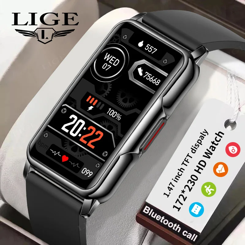 Elegant Women's Smartwatch with Full Touch Display – Waterproof Fitness and Bluetooth Call Features